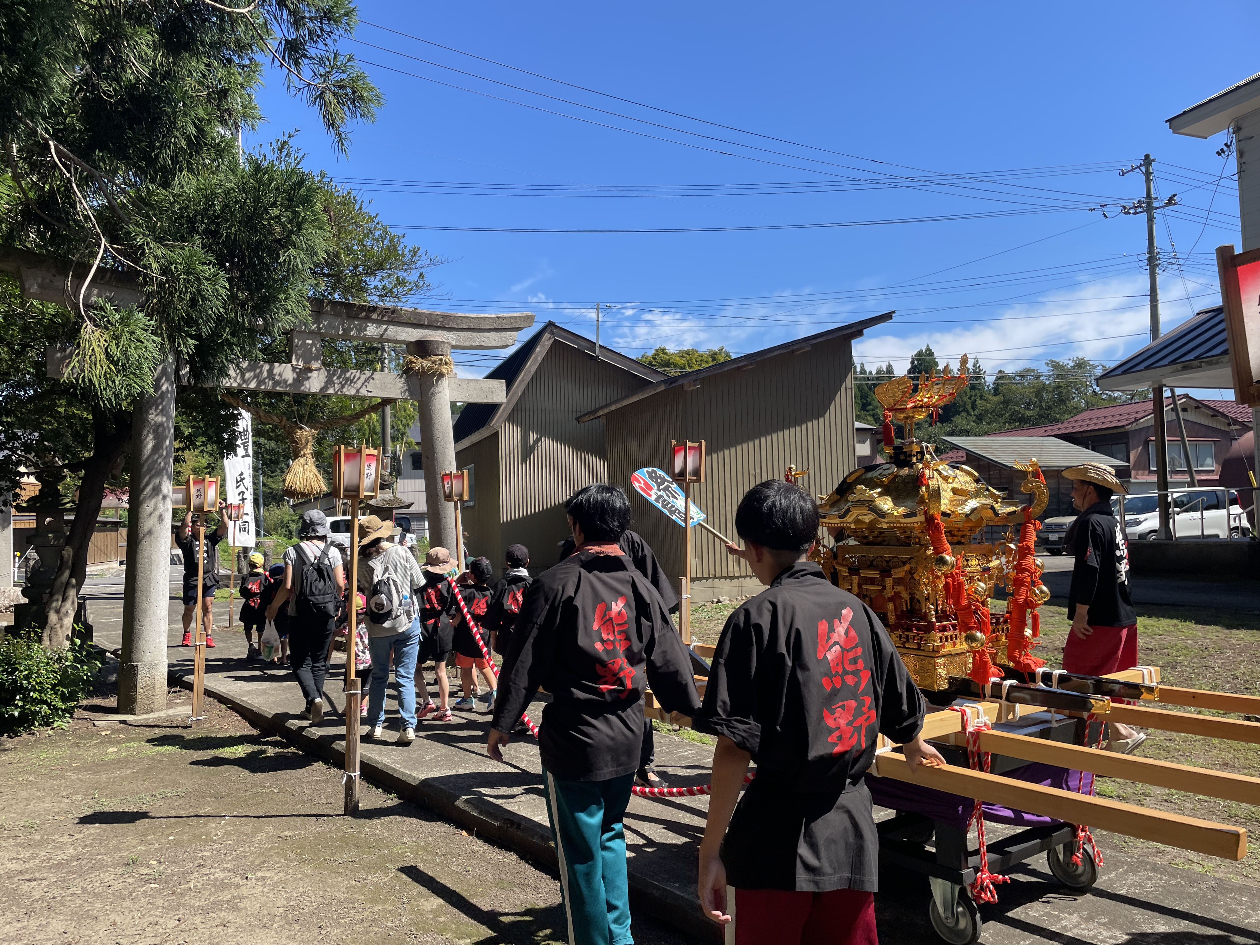 地域の夏祭り参加